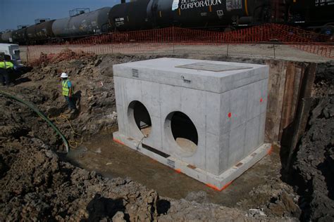 how do storm drain junction boxes installed|48x48 stormwater junction box.